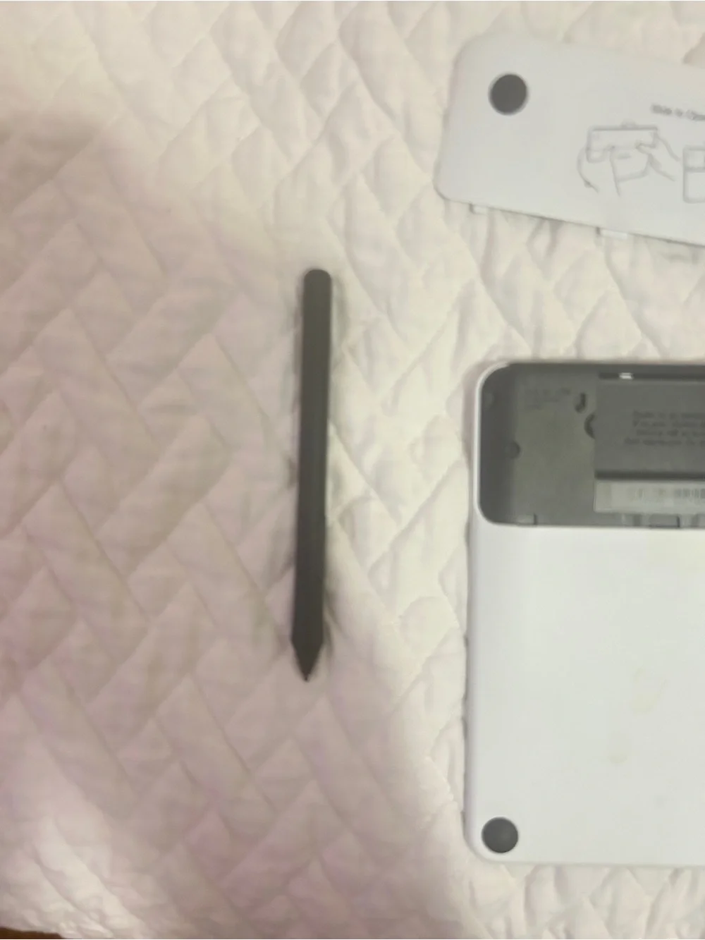 Wacom White Tablet with Stylus for Computer animation